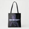 rick and morty glitched rick and morty tote bag r4cdee847ada54fedb89da4c12d70b35a 6kcf1 1000 - Rick And Morty Shop