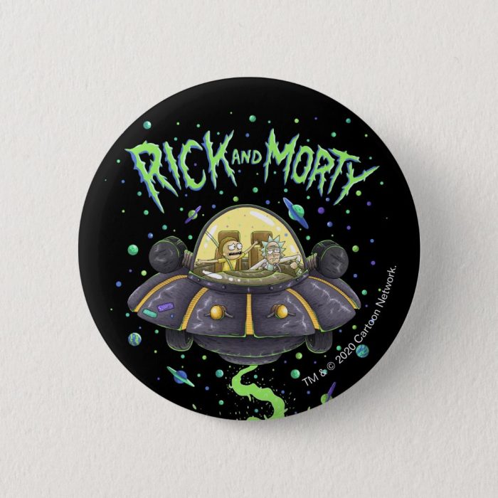 rick and morty illustrated space flight graph button r383ba85189d84d0d84e02a579e97126c k94rf 1000 - Rick And Morty Shop