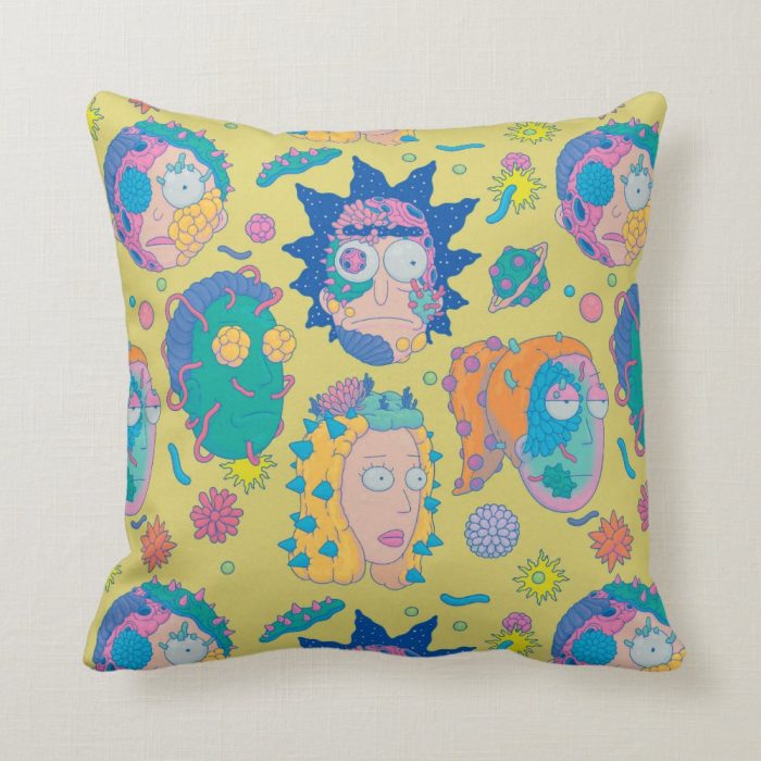 rick and morty infected smith family pattern throw pillow rbda0f4aa61f64f6ea317e162541d2744 6s309 8byvr 1000 - Rick And Morty Shop