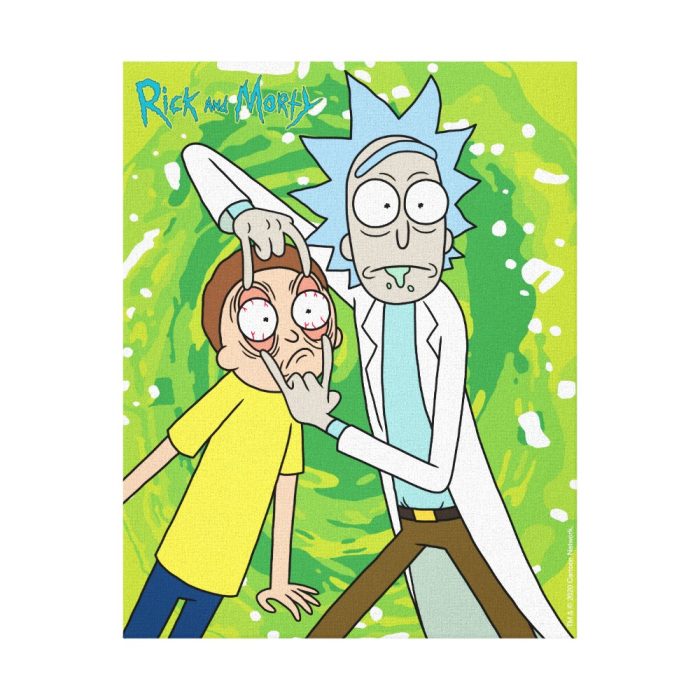 rick and morty look at that canvas print - Rick And Morty Shop