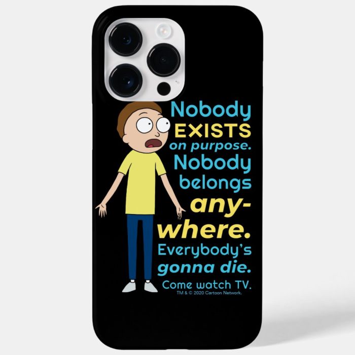 rick and morty nobody exists on purpose case mate iphone case - Rick And Morty Shop