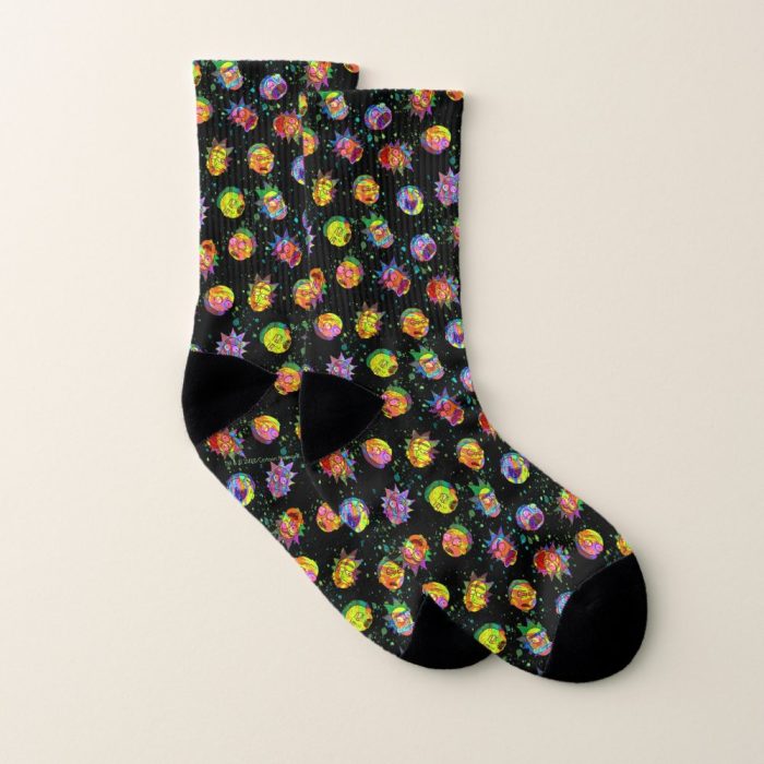 rick and morty psychedelic swirl pattern socks rb86f9425e36840ad8a75634e7a6b2794 ejsjd 1000 - Rick And Morty Shop
