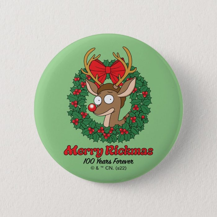 rick and morty reindeer morty merry rickmas button r8461c9bcbb8e45379687c04d51800dc9 k94rf 1000 - Rick And Morty Shop