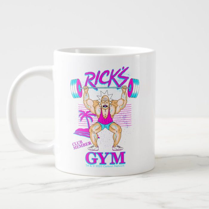 rick and morty ricks gym club member giant coffee mug rfbb66c741ba349c3b86722e87a075946 kjukt 1000 - Rick And Morty Shop