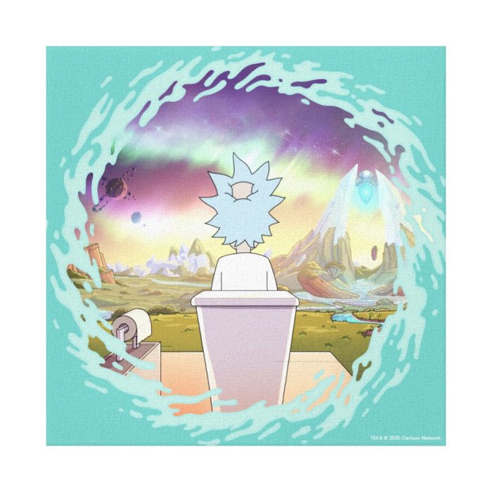 rick and morty ricks private place canvas print - Rick And Morty Shop