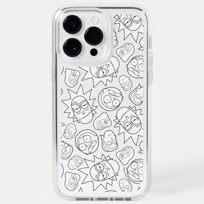 rick and morty smith family head pattern speck iphone case re9357cbf53a049c1ba9bbb352ced899e s39no 1000 - Rick And Morty Shop