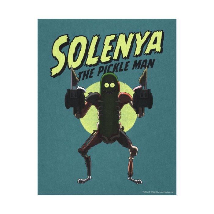 rick and morty solenya the pickle man canvas print - Rick And Morty Shop