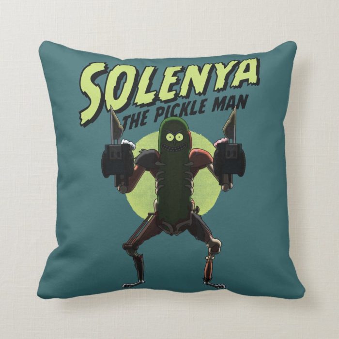 rick and morty solenya the pickle man throw pillow r795e650b32f54a0fbec895bb4d0e079f 6s309 8byvr 1000 - Rick And Morty Shop