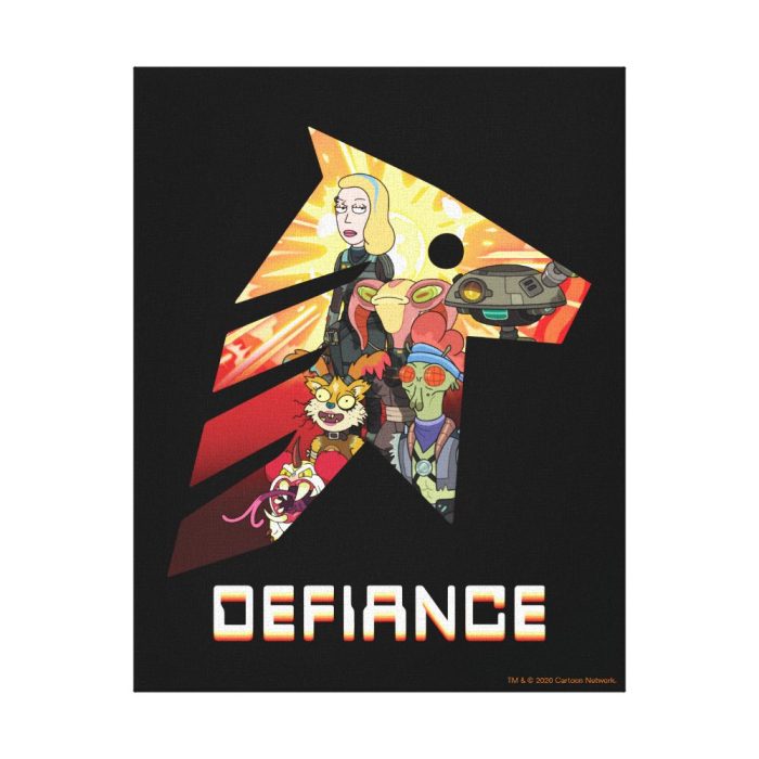 rick and morty space beth defiance crew canvas print - Rick And Morty Shop