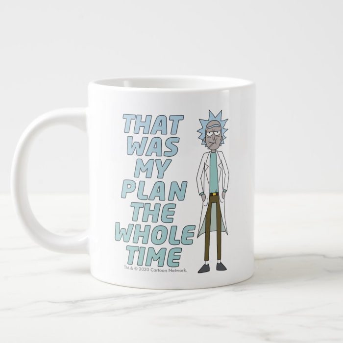 rick and morty that was my plan the whole tim giant coffee mug redd79a0d8a924439894fcd91fb50c907 kjukt 1000 - Rick And Morty Shop