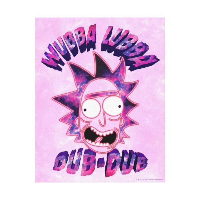 rick and morty wubba lubba dub dub canvas print - Rick And Morty Shop
