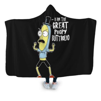 the great poopy hooded blanket coddesigns adult premium sherpa 279 - Rick And Morty Shop