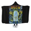 tiny rick hooded blanket coddesigns adult premium sherpa 232 - Rick And Morty Shop