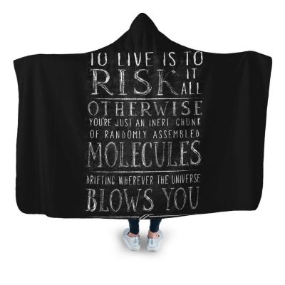 universe blows hooded blanket coddesigns adult premium sherpa 394 - Rick And Morty Shop
