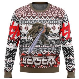 Berserk Holiday Ugly Christmas Sweater1 1 - Rick And Morty Shop