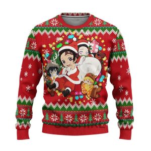 Demon Slayer Anime Ugly Christmas Sweater Kawaii Xmas Sweatshirt Harajuku Hoodie Funny 3d Fashion Pullovers Hip 19 - Rick And Morty Shop