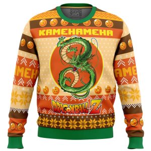 Kamehameha DBZ PC men sweatshirt FRONT mockup - Rick And Morty Shop