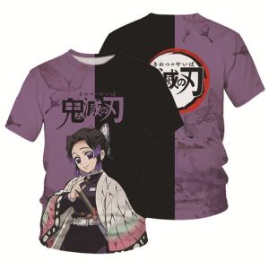 New Demon Slayer T Shirts Anime Kimetsu No Yaiba 3D Print Streetwear Men Women Fashion Oversized 11 - Rick And Morty Shop