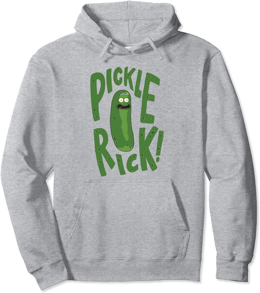 Rick and Morty Pickle Rick Warts Pullover Hoodie - Rick and Morty Shop