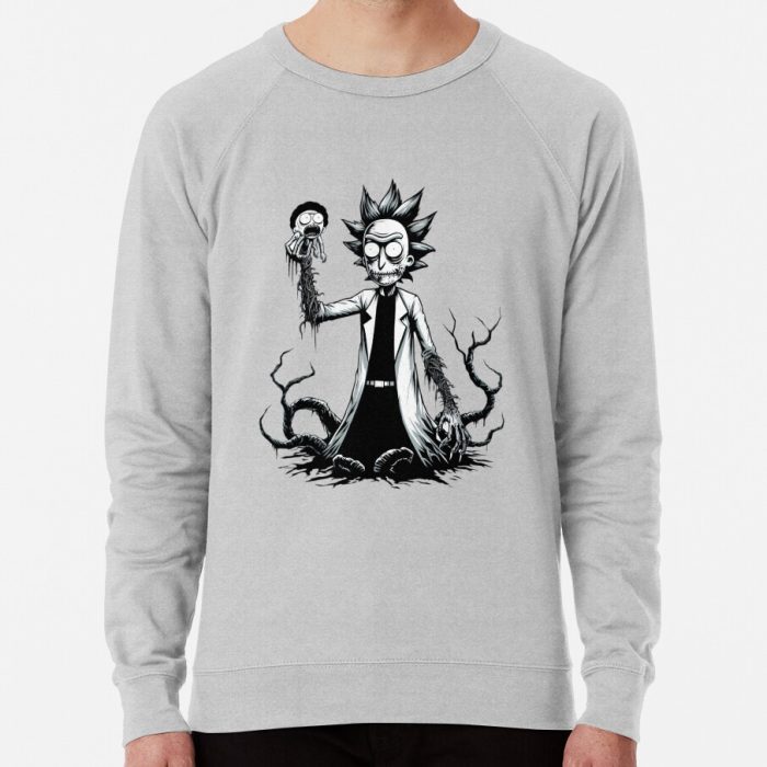 ssrcolightweight sweatshirtmensheather greyfrontsquare productx1000 bgf8f8f8 29 - Rick And Morty Shop