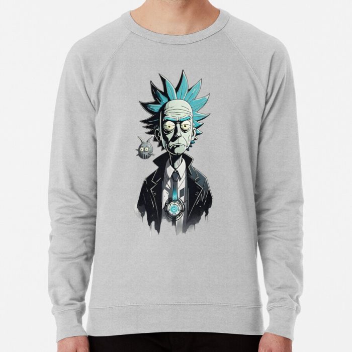ssrcolightweight sweatshirtmensheather greyfrontsquare productx1000 bgf8f8f8 - Rick And Morty Shop