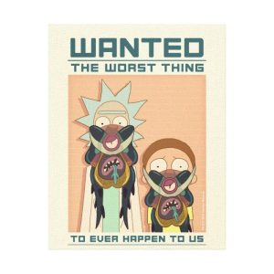 rick and morty glorzo wanted poster canvas print rdeb416ac1d4241f38aab31c4577bfd0d x5i7 8byvr 1000 700x700 1 - Rick And Morty Shop