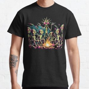 Stoned Artworks Of Aliens T-Shirt