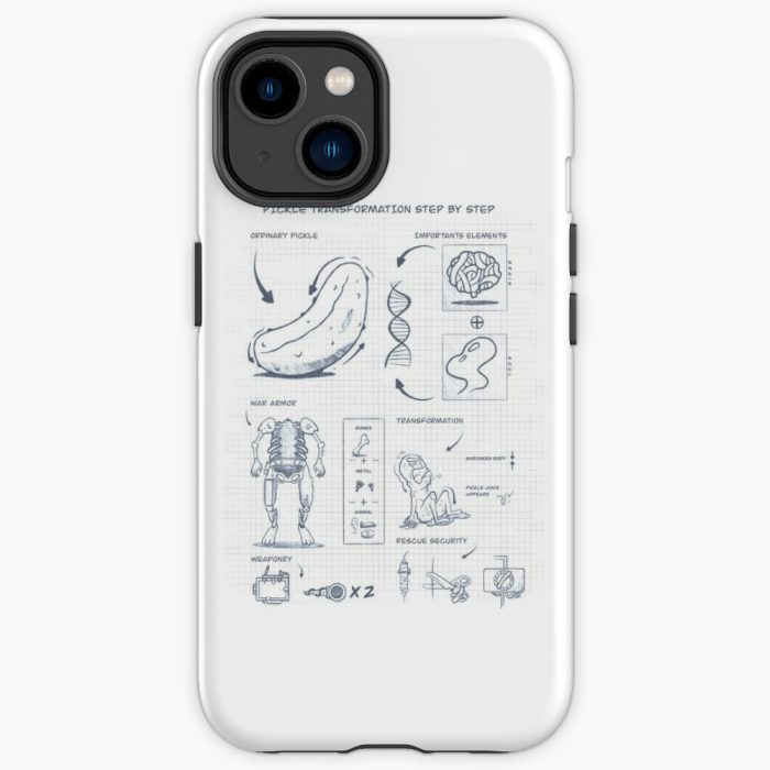Pickle Rick Transformation Iphone Case
