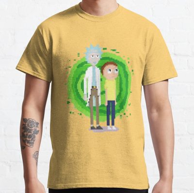 Rick And Morty Pixel Art T-Shirt