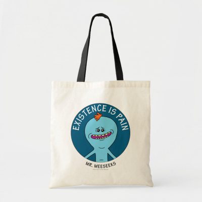 Rick and Morty Existence Is Pain Tote Bag