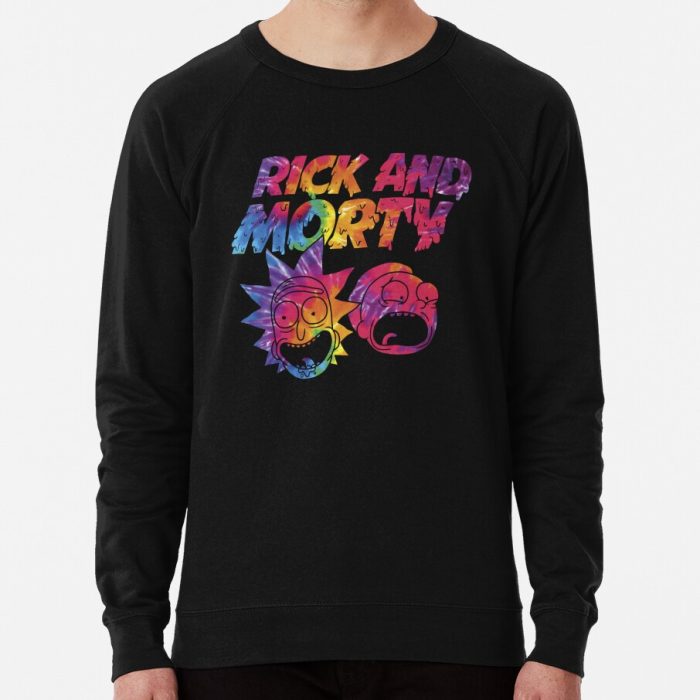 ssrcolightweight sweatshirtmensblack lightweight raglan sweatshirtfrontsquare productx1000 bgf8f8f8 1 - Rick And Morty Shop