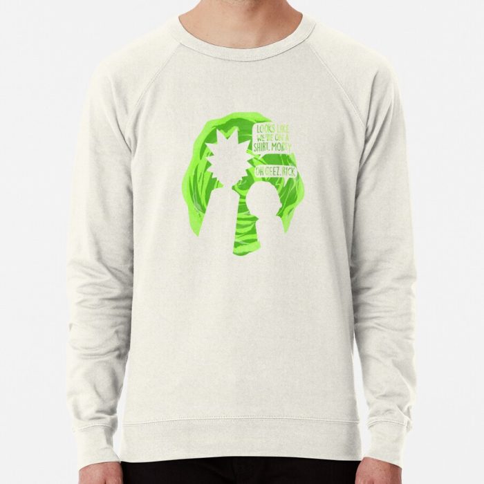 ssrcolightweight sweatshirtmensoatmeal heatherfrontsquare productx1000 bgf8f8f8 4 - Rick And Morty Shop