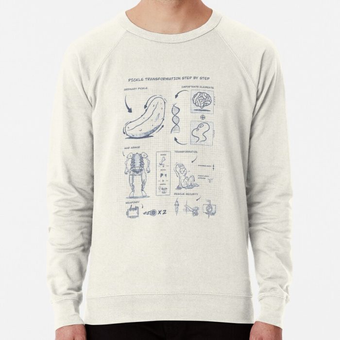 ssrcolightweight sweatshirtmensoatmeal heatherfrontsquare productx1000 bgf8f8f8 - Rick And Morty Shop