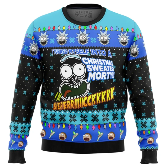 35618 men sweatshirt front Recovered 1 - Rick And Morty Shop