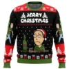 Jerry Christmas Rick and Morty PC Ugly Christmas Sweater front mockup - Rick And Morty Shop